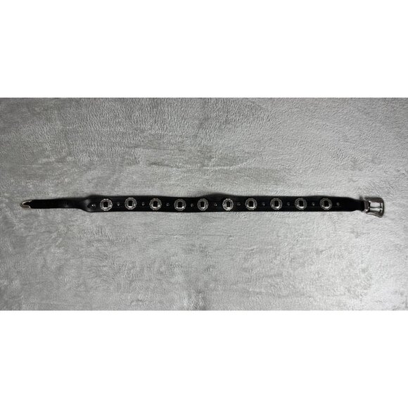 Kate Cate Western Style Womens M Calfskin Belt With Silver-Tone Buckle & Embelli main image 7